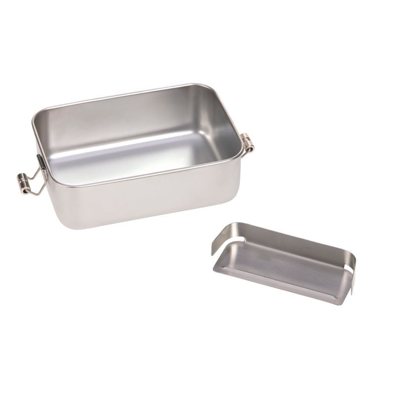 Lunchbox Edelstahl Bambus Deckel Biene 🐝 Lässig