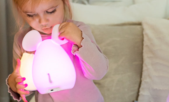 Mouse luminoso notturno in silicone