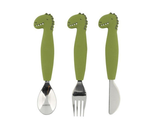 Besteckset 3-Teilig Verschiedene Motive Trixie
