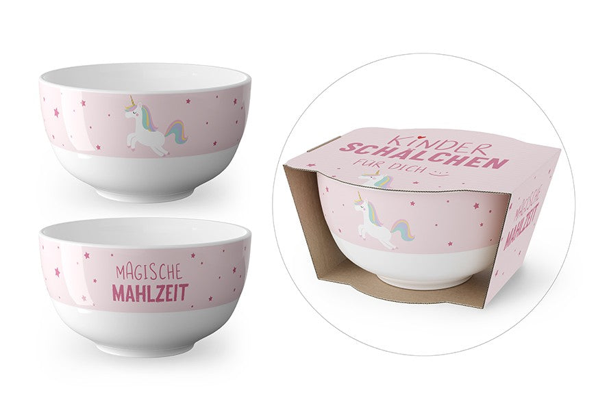 Ciotola per bambini Unicorno: momento magico