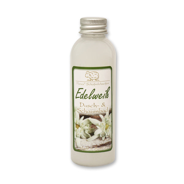 Doccia e bagnoschiuma con latte di pecora BIOLOGICO, Edelweiss Florex