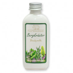 Latte corpo con latte di pecora biologico, erbe di montagna Florex