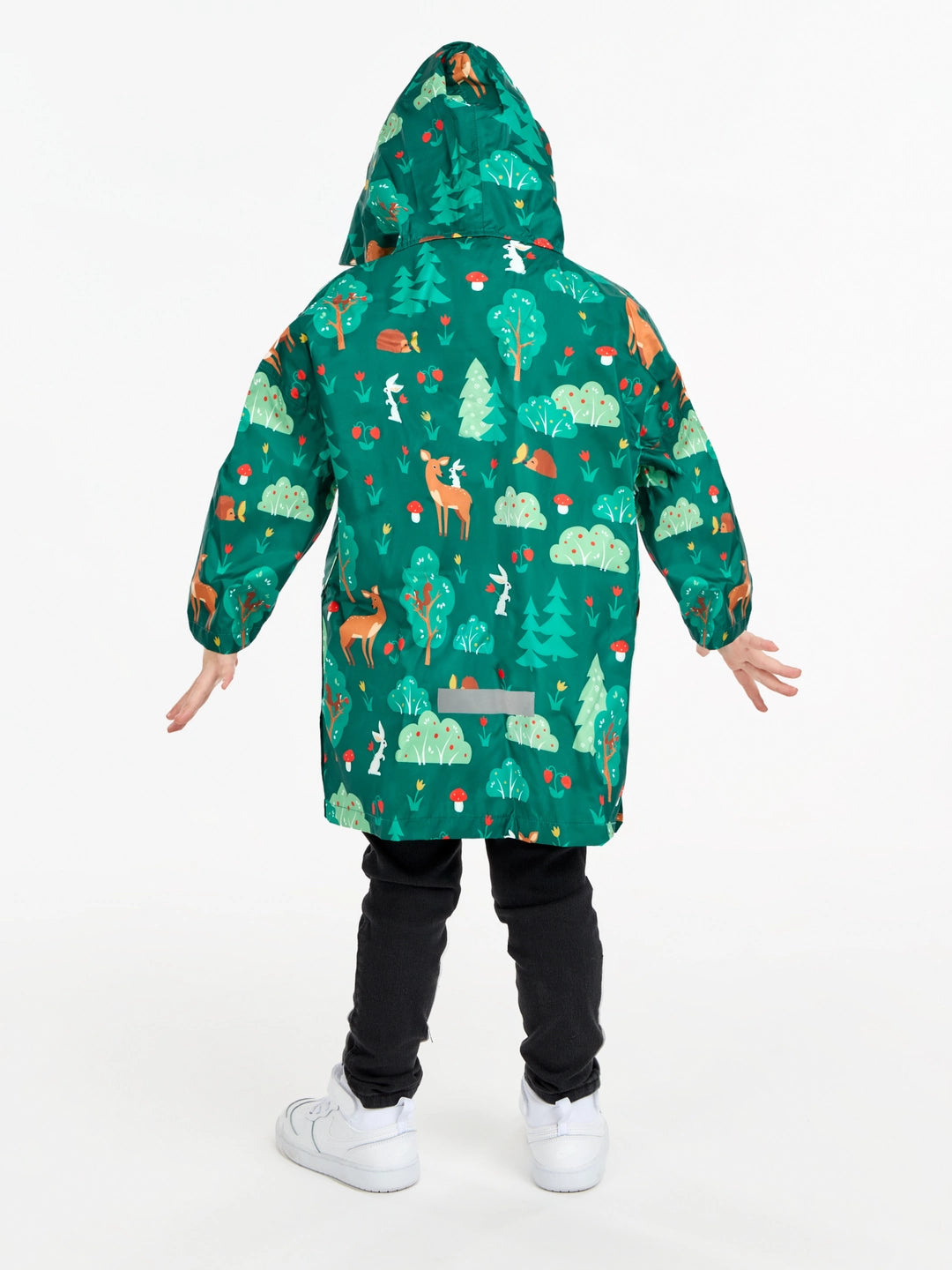 Poncho antipioggia per bambini, amici del buon umore nella foresta