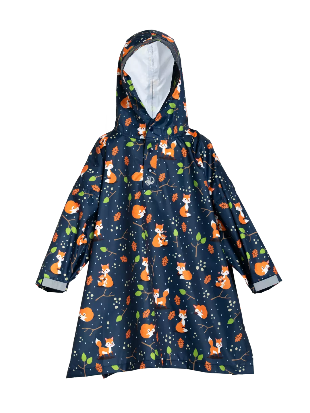 Poncho antipioggia per bambini volpe del buon umore