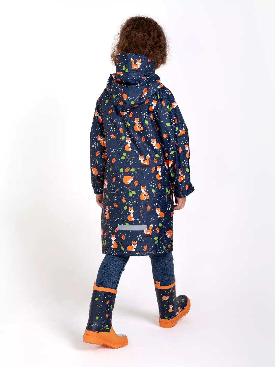 Poncho antipioggia per bambini volpe del buon umore