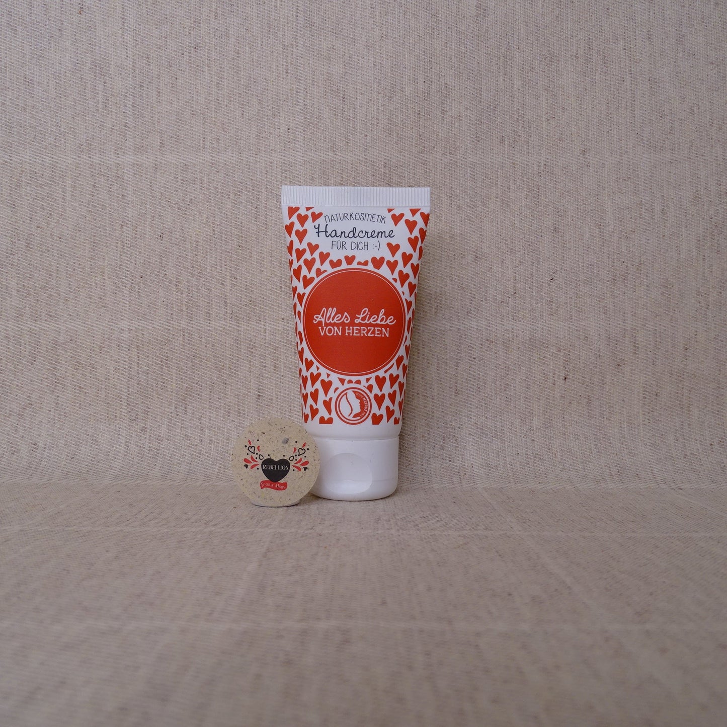 Handcreme mit Spruch "Alles Liebe von Herzen"