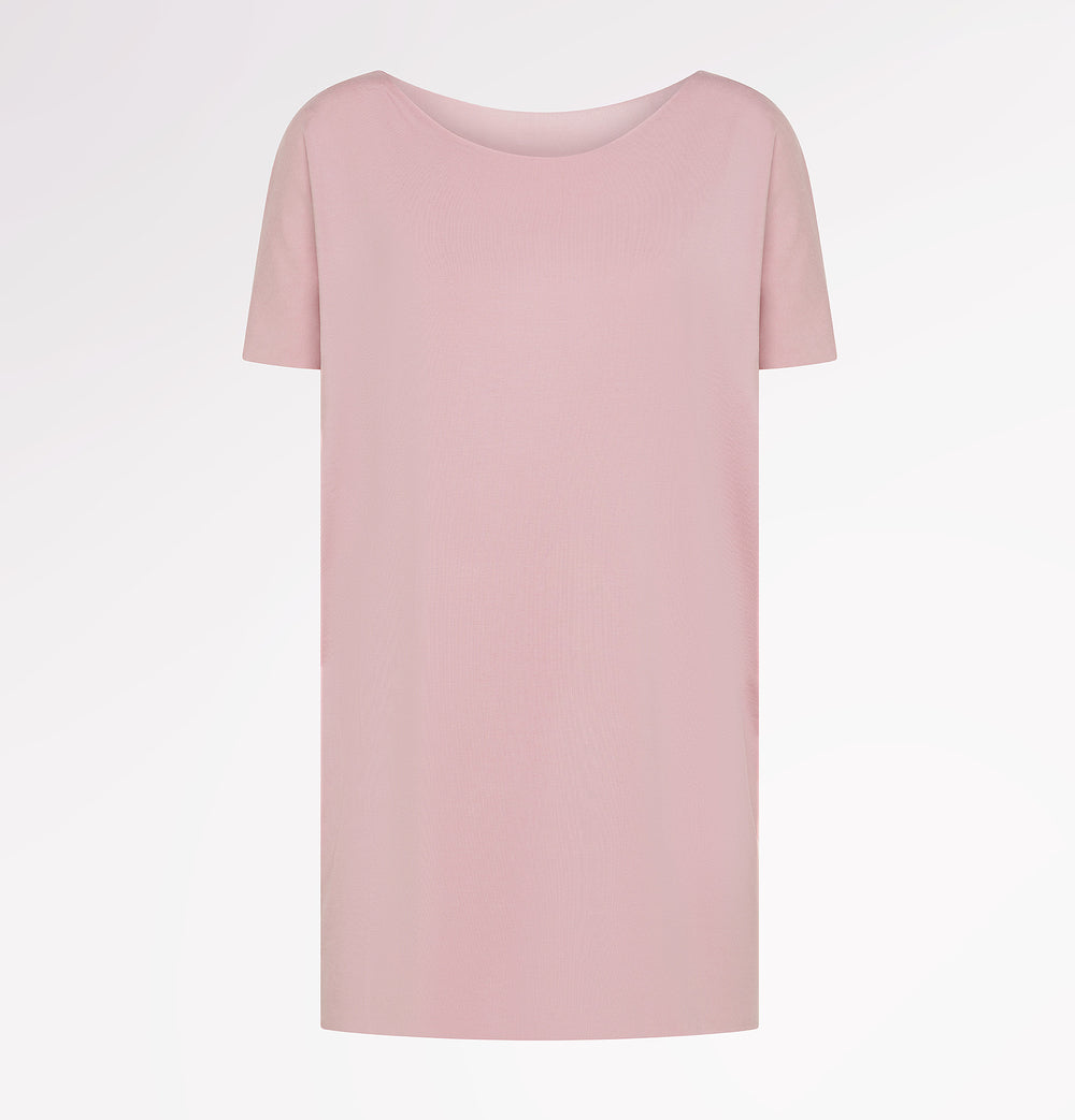 Top tagliato al laser in TENCEL™ con maniche a tre quarti Casagin