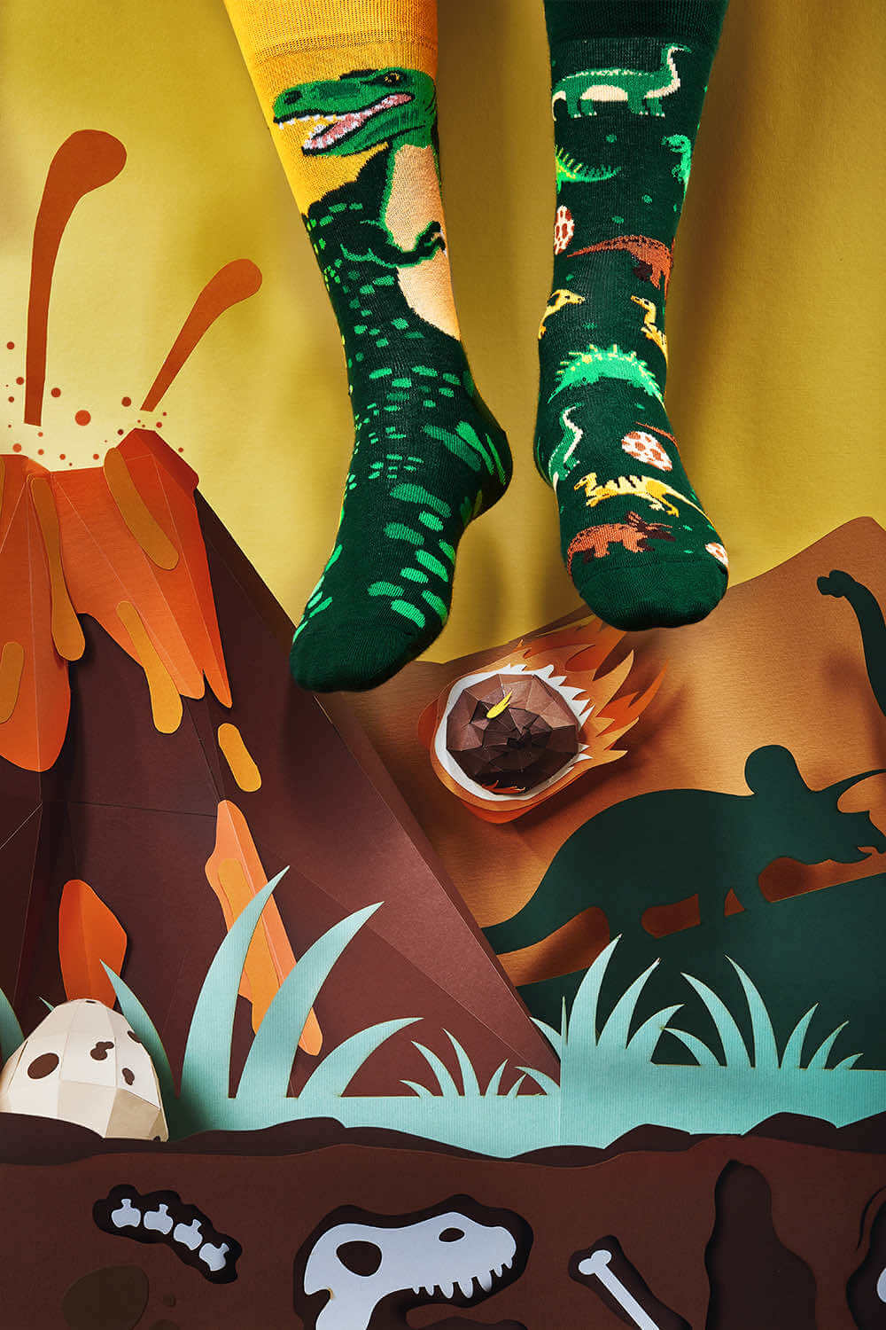 Socken The Dinosaurs Many Mornings