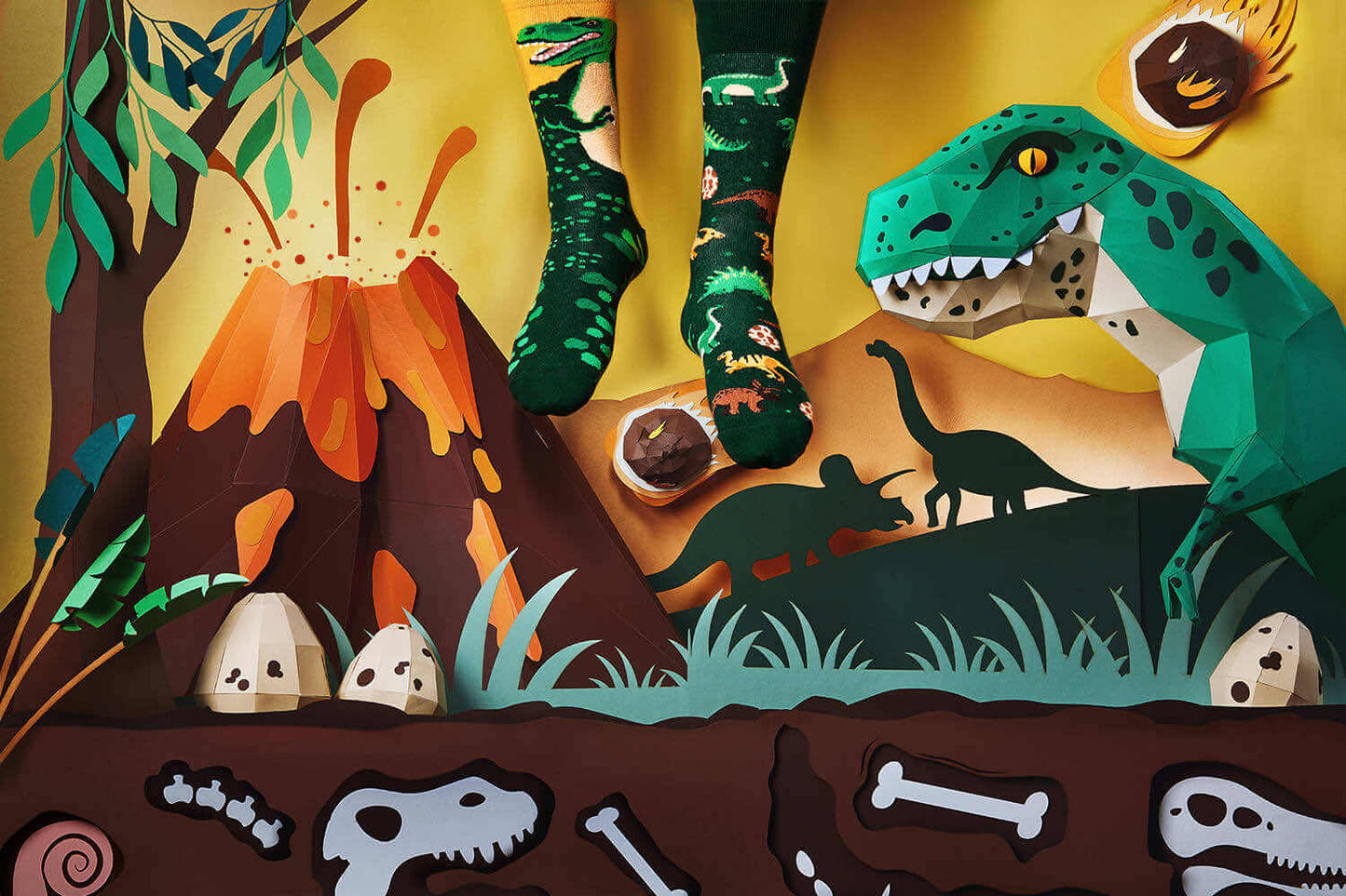 Socken The Dinosaurs Many Mornings