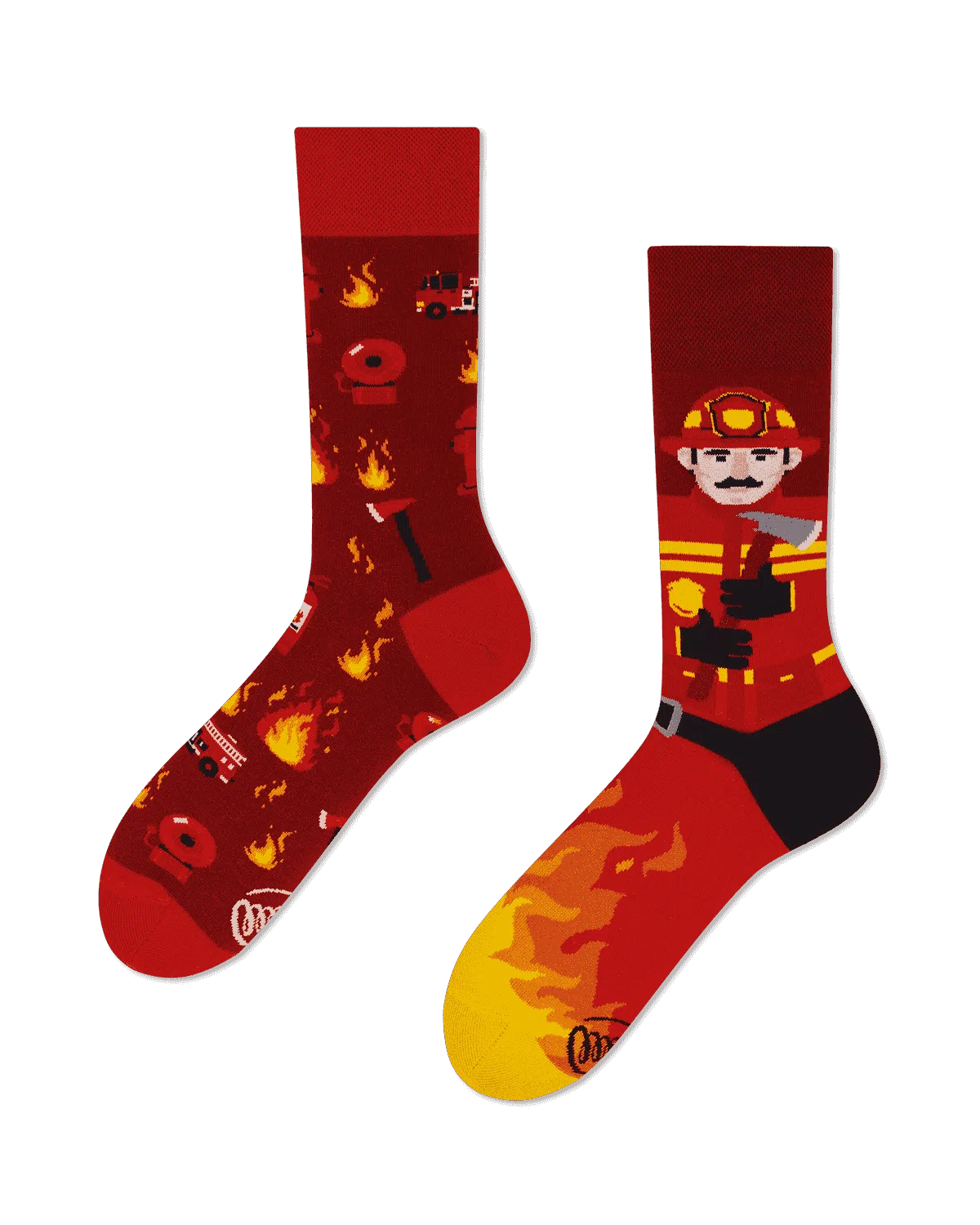 Socken Il pompiere molte mattine
