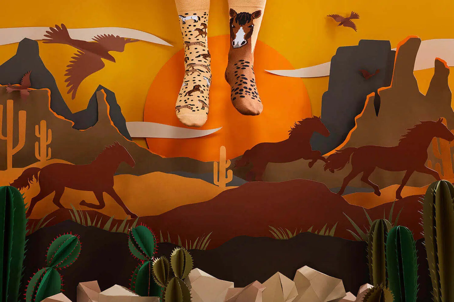 Socken Wild Hourse molte mattine