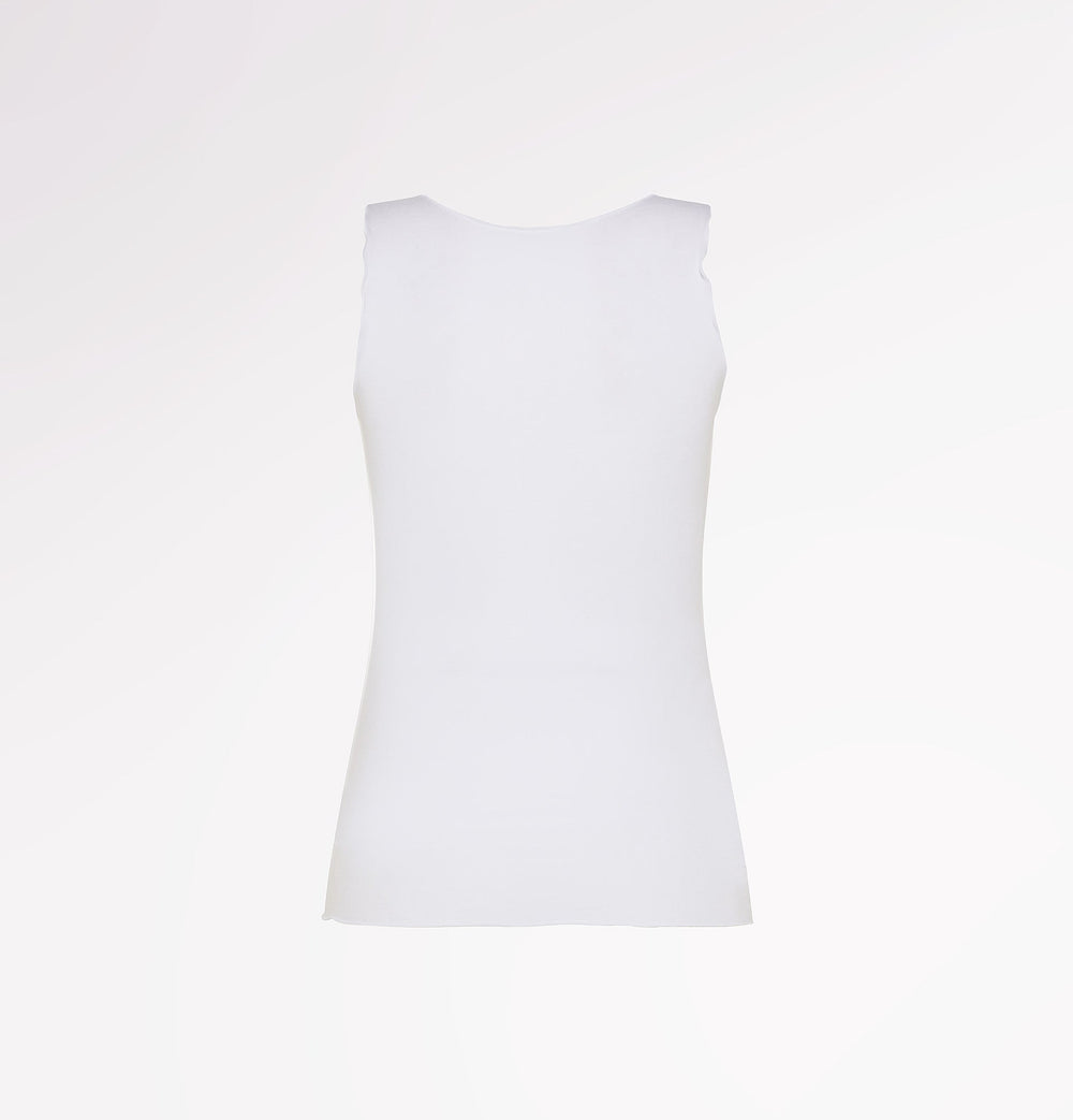 Canotta con spalle larghe realizzata in TENCEL™ Casagin