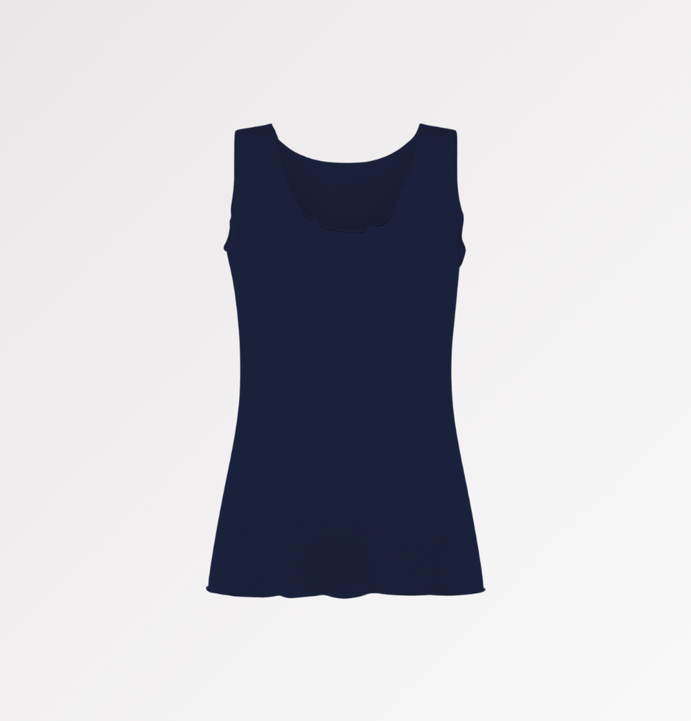 Canotta con spalle larghe realizzata in TENCEL™ Casagin