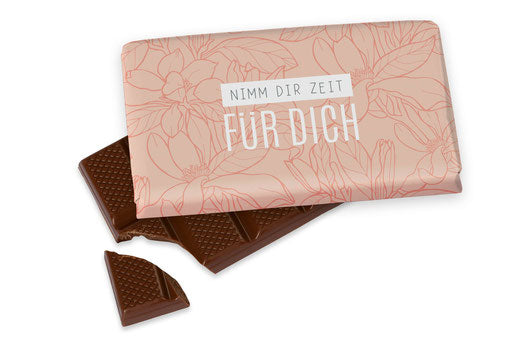Schokolade "Nimm dir Zeit für dich"