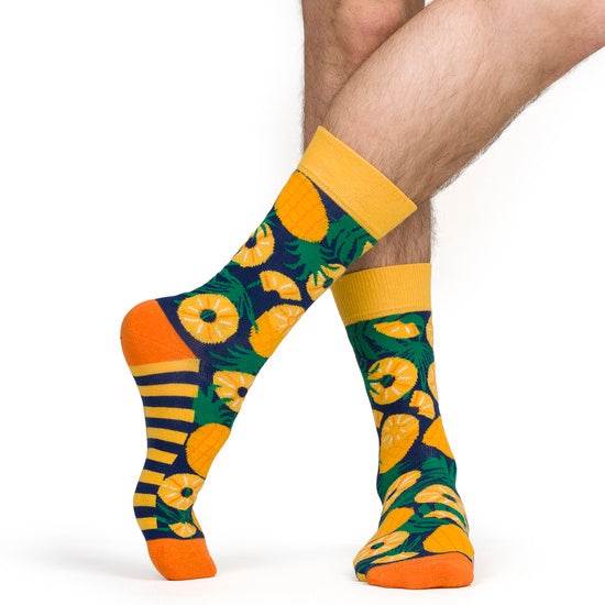 Socken Ananas Scheiben 35-40