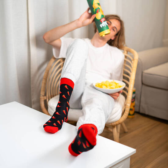 Socken Chips in der Dose 35-40/40-45