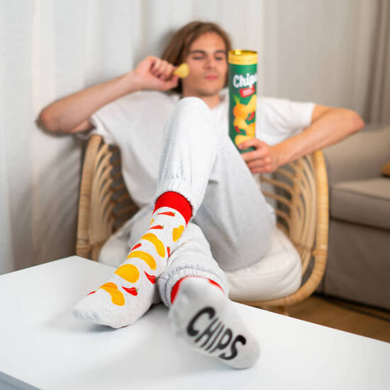 Socken Chips in der Dose 35-40/40-45