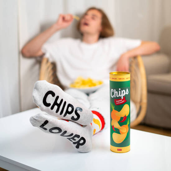 Socken Chips in der Dose 35-40/40-45