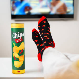 Socken Chips in der Dose 35-40/40-45