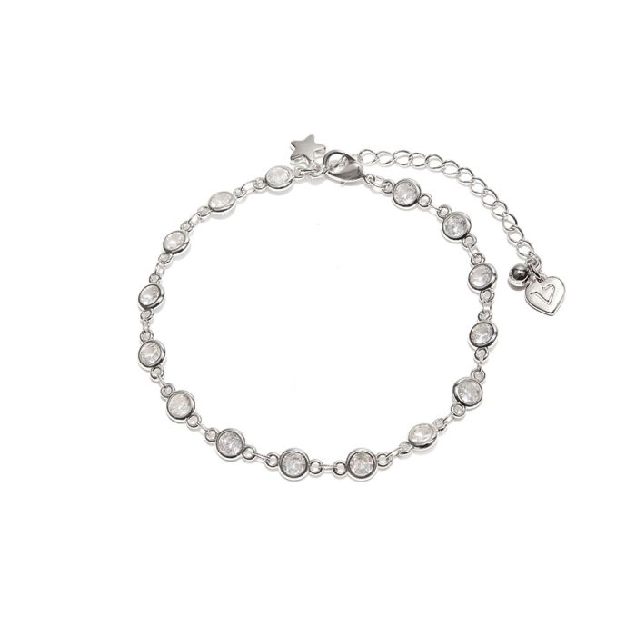 Bracciale con pietre zirconi elastici Vesto Pazzo