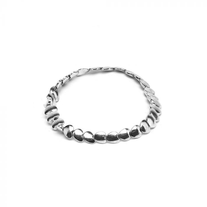 Bracciale Cuori Piatti Elastici Vesto Pazzo