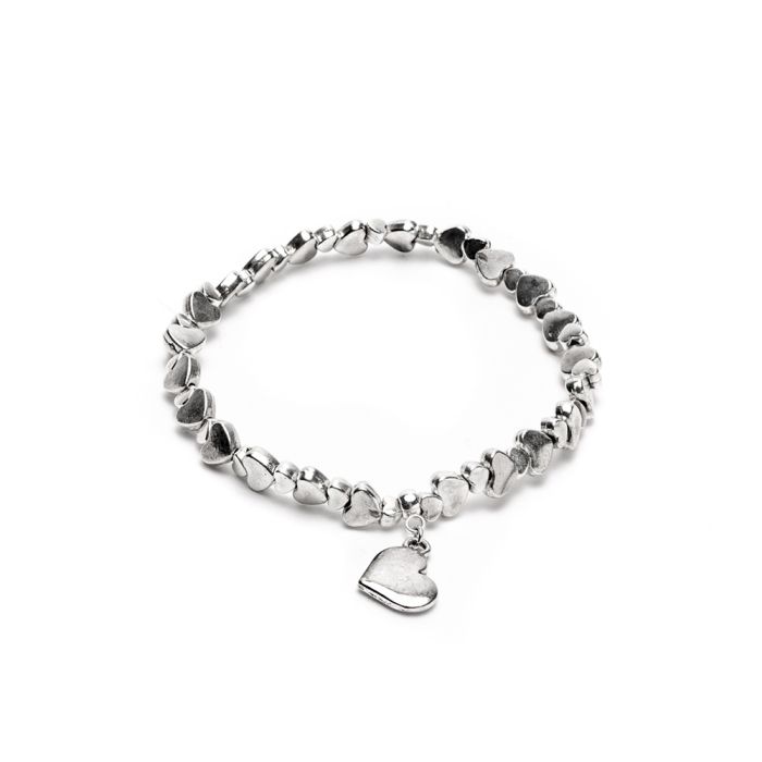 Bracciale con elastico charm cuore Vesto Pazzo