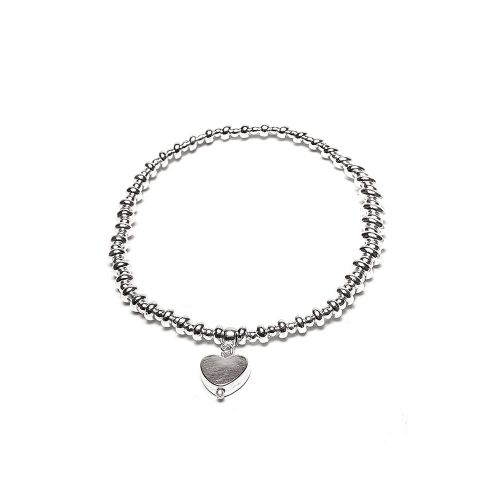 Bracciale con elastico charm cuore Vesto Pazzo