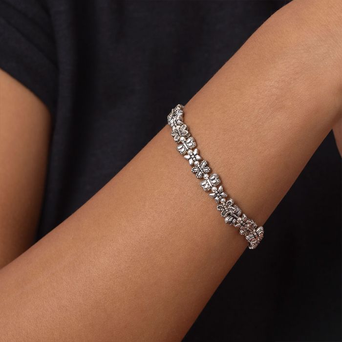 BRACCIALE ELASTICO FARFALLA Vesto Pazzo