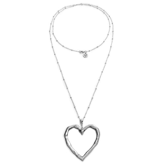 Collana Ciondolo Cuore Irregolare Vesto Pazzo