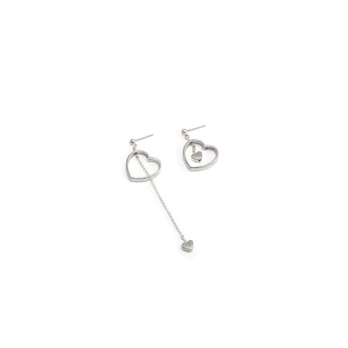 Orecchini Cuore Asimmetrico Vesto Pazzo