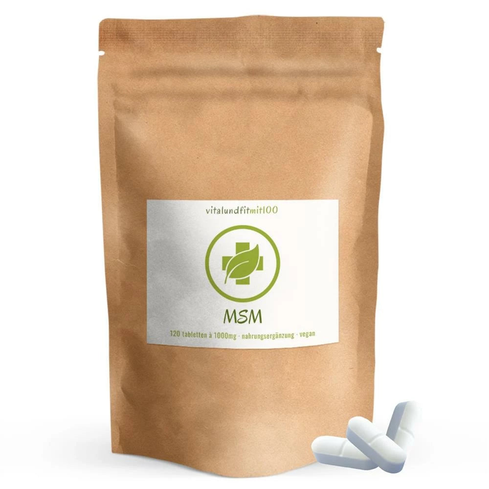 MSM in polvere e capsule Vitalundfitmit100