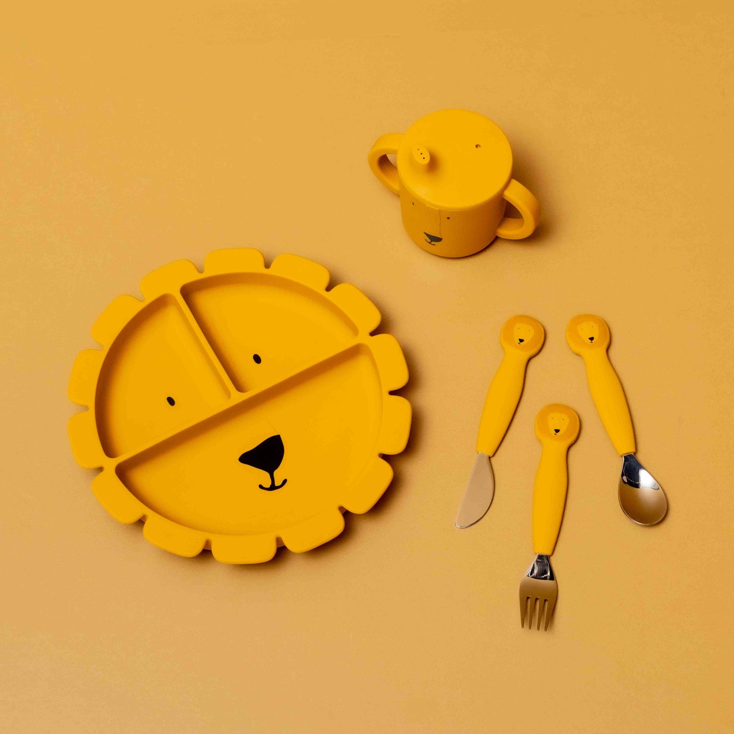 Set posate 3 pezzi Mr. Dino Trixie