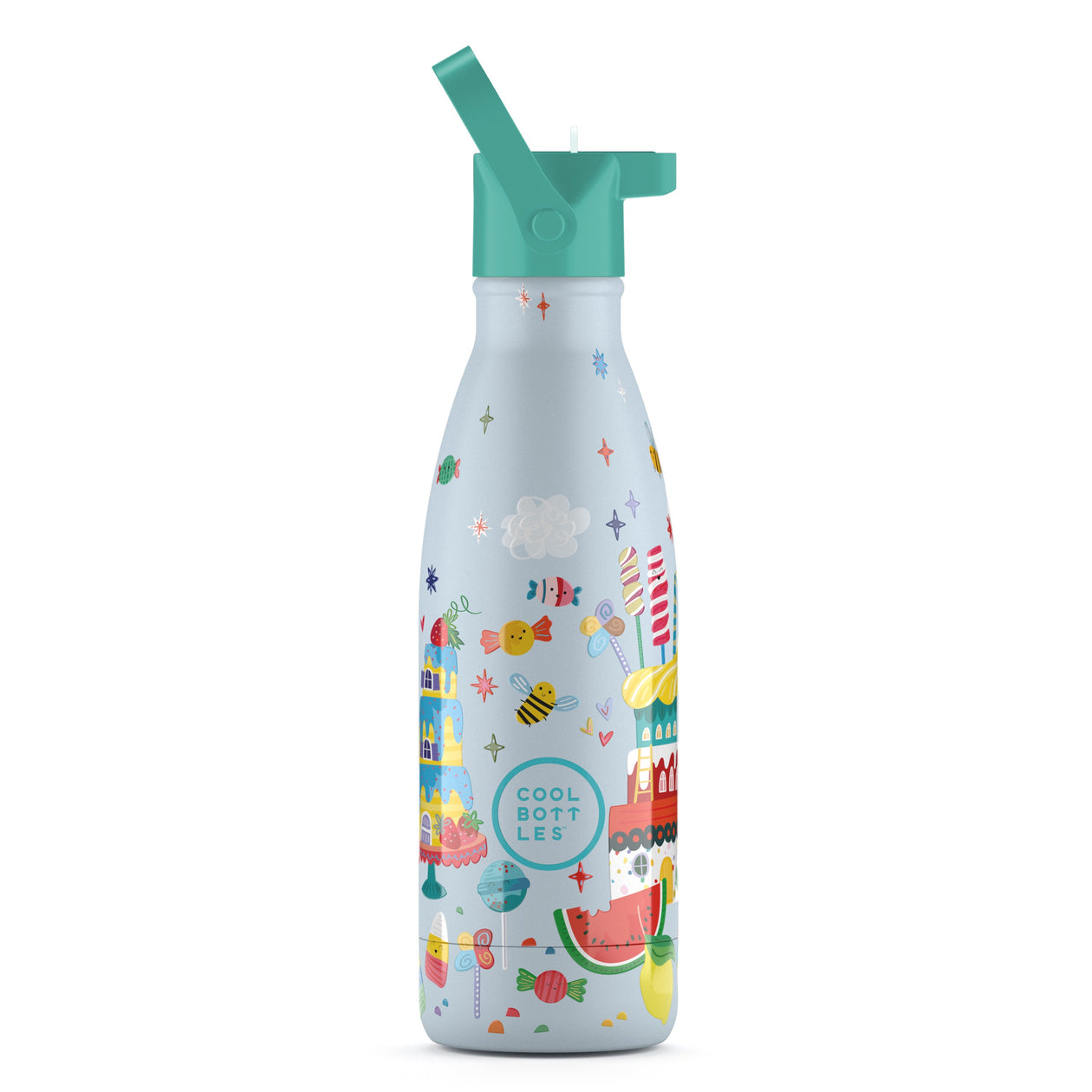 Bottiglia termica per bambini con cannuccia Curious Explorers 350ml Cool Bottles