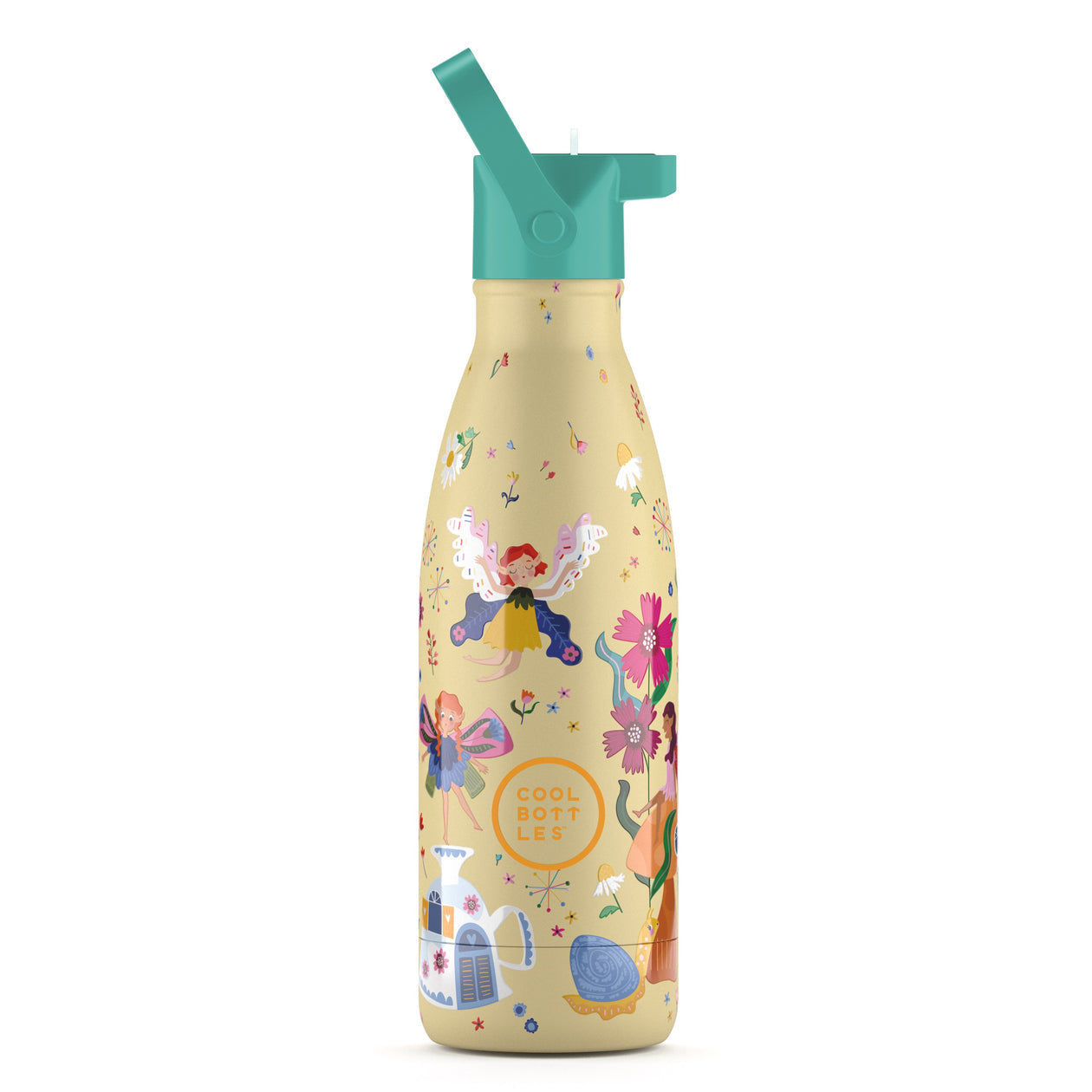 Bottiglia termica per bambini con cannuccia Curious Explorers 350ml Cool Bottles