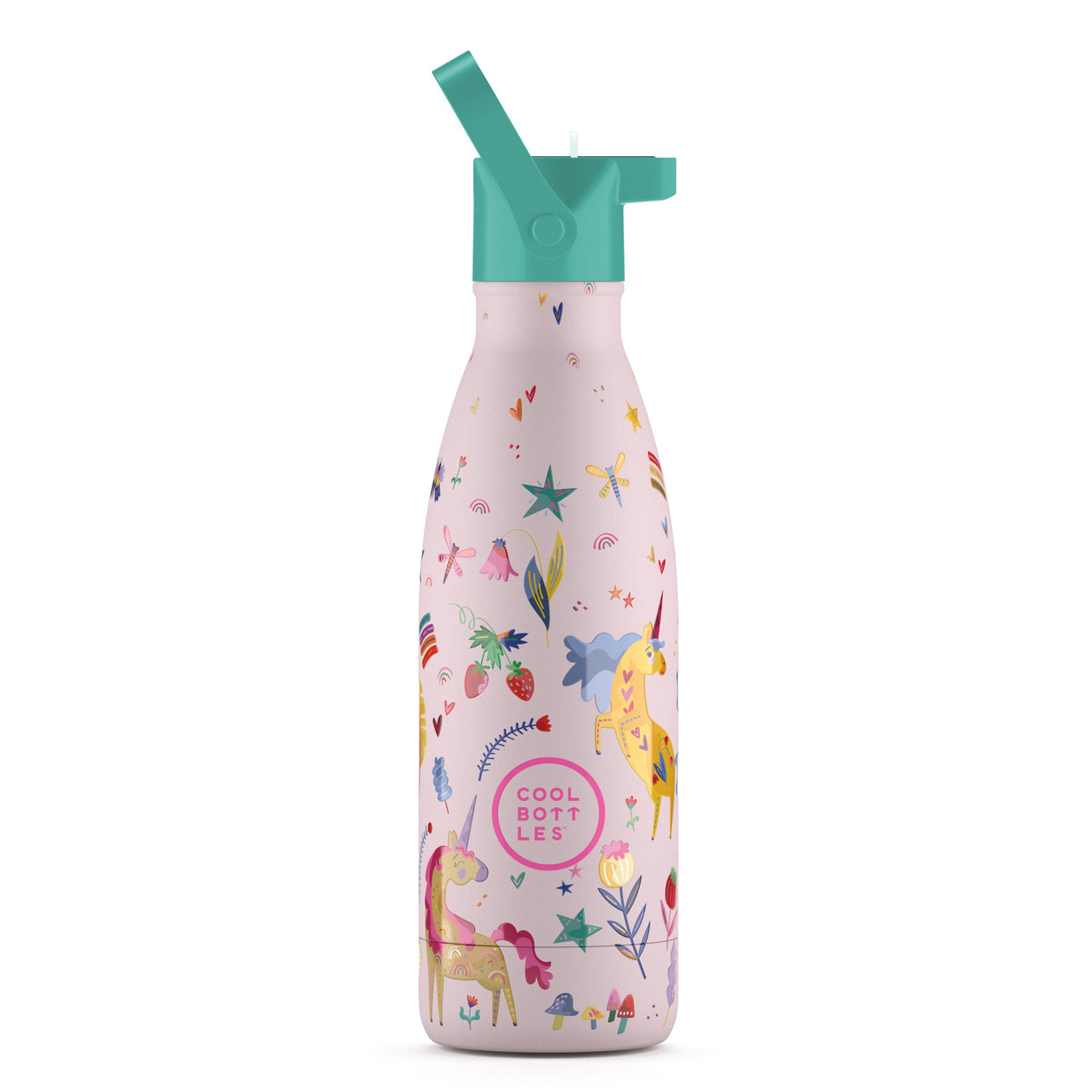 Bottiglia termica per bambini con cannuccia Curious Explorers 350ml Cool Bottles