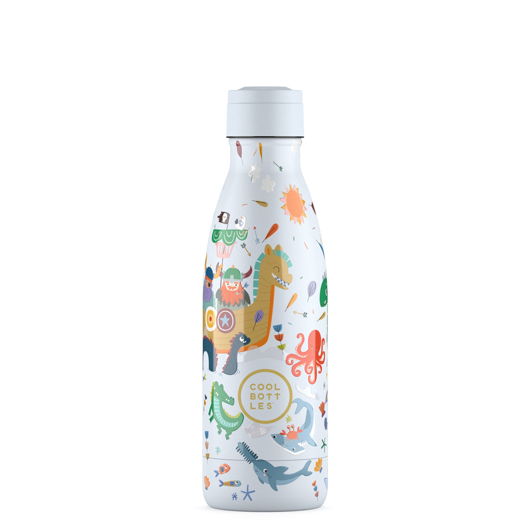 Bottiglia termica per bambini con cannuccia Curious Explorers 350ml Cool Bottles