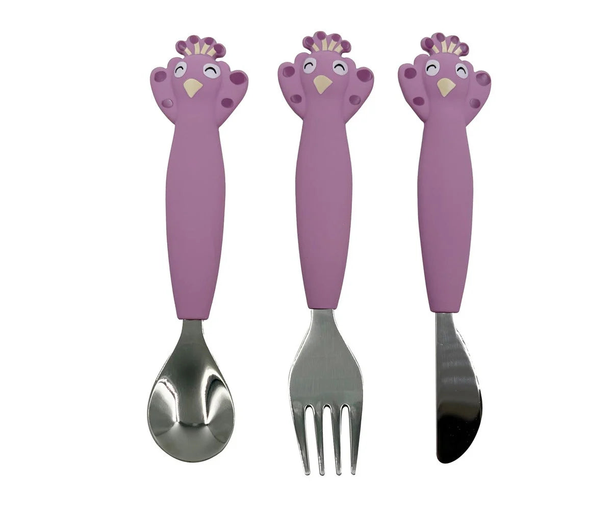 Besteckset 3-Teilig Verschiedene Motive Trixie
