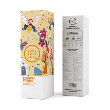 Bottiglia termica per bambini con cannuccia Curious Explorers 350ml Cool Bottles
