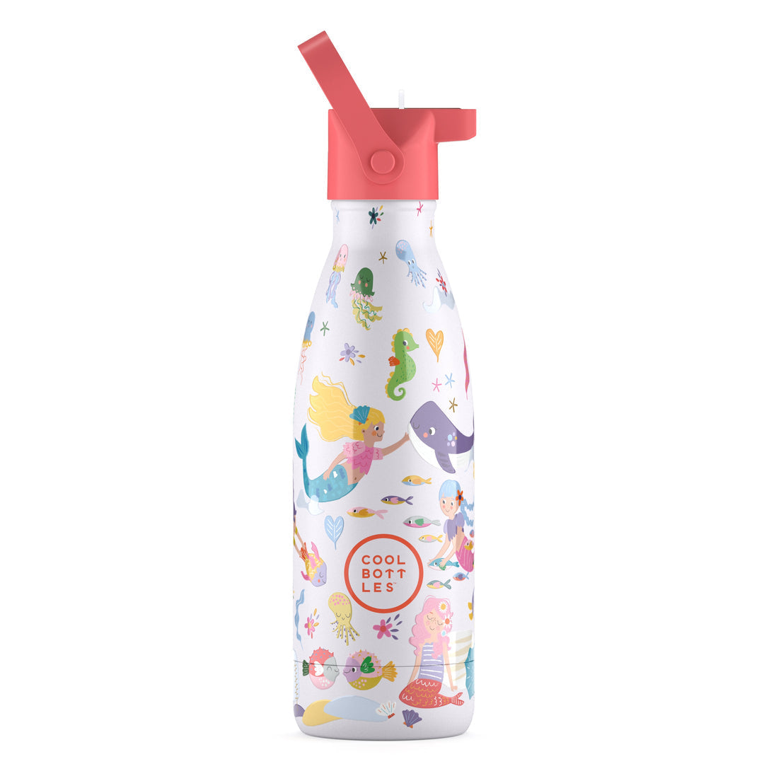 Bottiglia termica per bambini con cannuccia Curious Explorers 350ml Cool Bottles