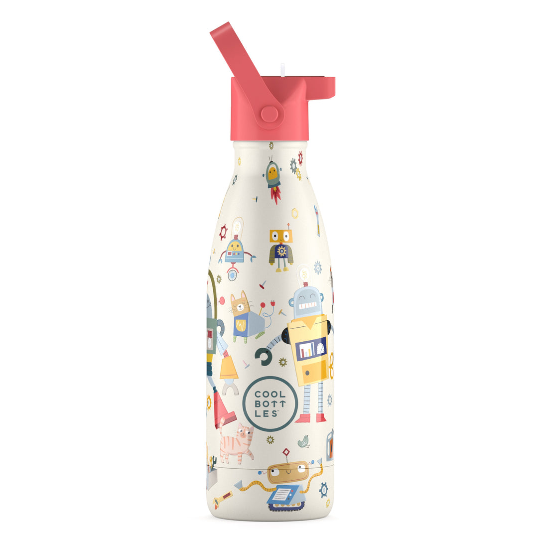 Bottiglia termica per bambini con cannuccia Curious Explorers 350ml Cool Bottles
