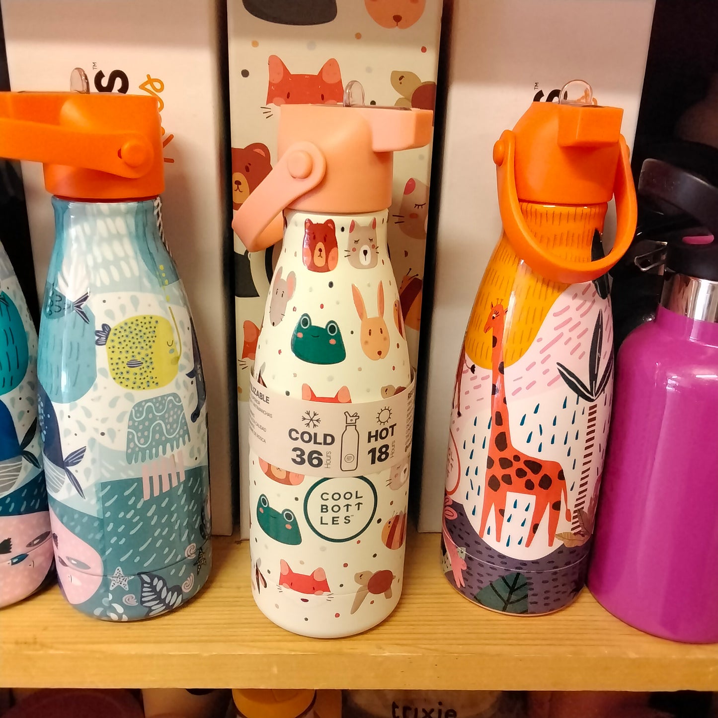 Kinder-Thermosflasche mit Trinkhalm 260ml Cool Bottles