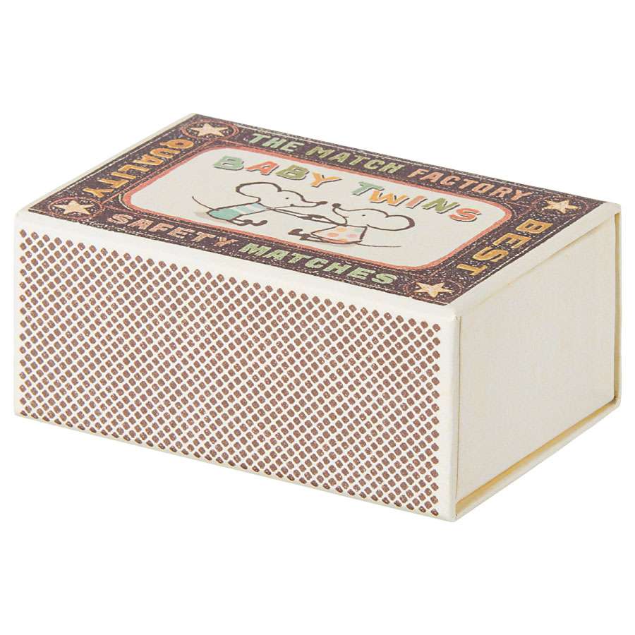 Zwillingesmäuse in der Schachtel Maileg