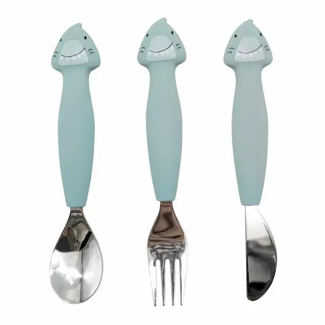 Set posate 3 pezzi Mr. Dino Trixie
