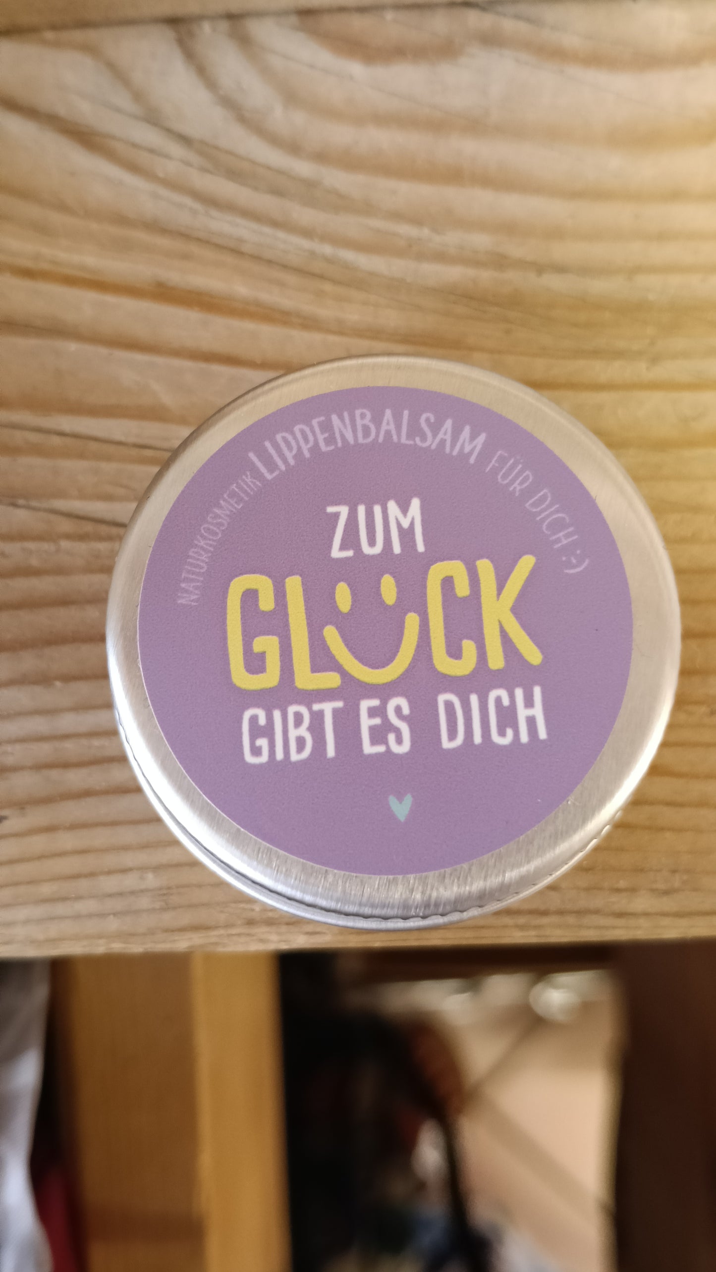 Lippenbalsam mit Spruch