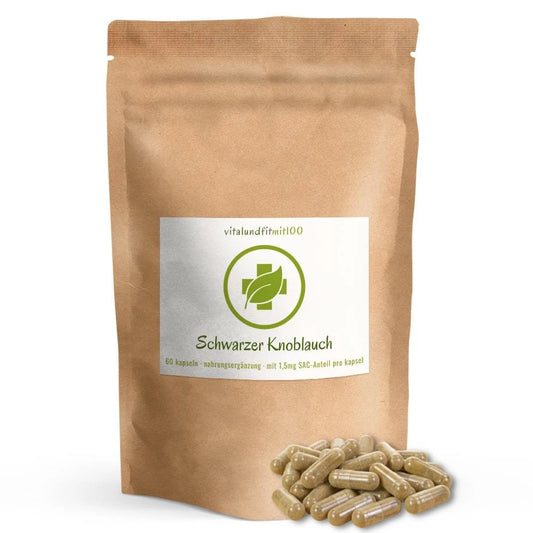 Schwarzer Knoblauch Vitalundfitmit100