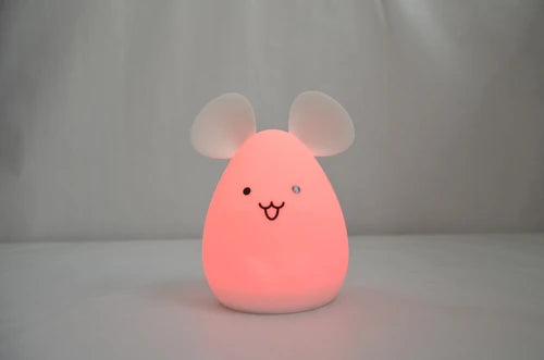 Mouse luminoso notturno in silicone