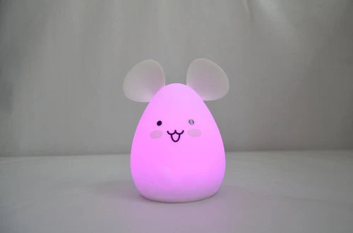 Mouse luminoso notturno in silicone
