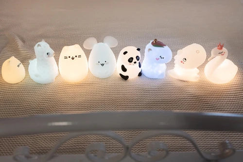 Luce notturna panda in silicone
