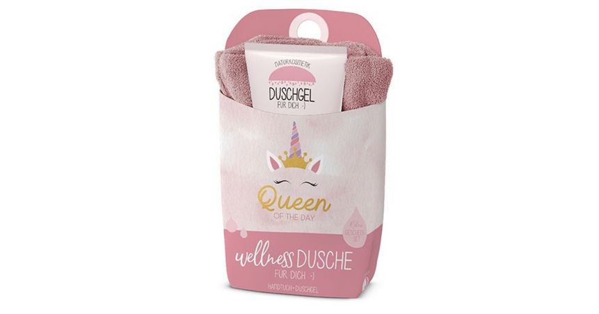 Gel doccia con asciugamano - Fiore di loto regina del giorno