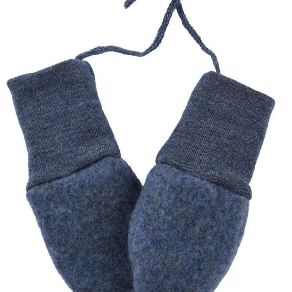 Baby Fäustlinge (Engel Natur)-Baby & Kleinkind-Blau Melange-Rebellion-Brixen